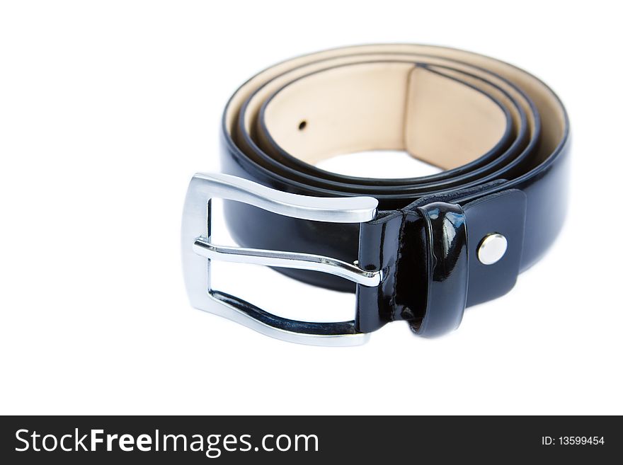 Masculine classic strap on a white background. Masculine classic strap on a white background