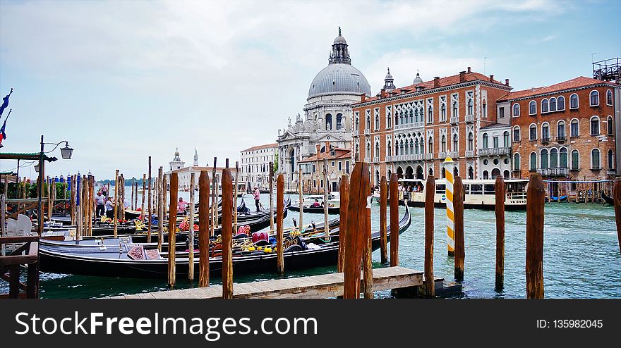 Waterway, Water Transportation, Gondola, Canal