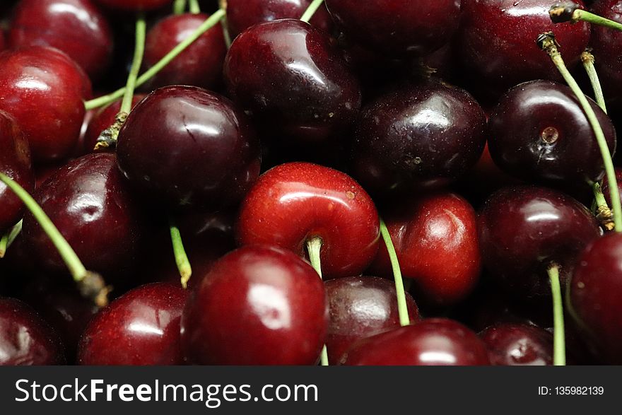 Natural Foods, Cherry, Fruit, Produce