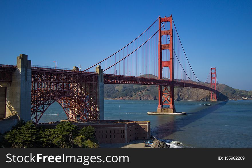 Bridge, Landmark, Suspension Bridge, Fixed Link