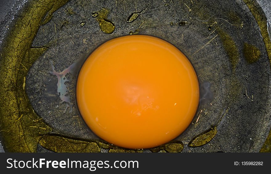 Yellow, Egg Yolk, Egg, Orange