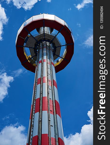 Landmark, Sky, Amusement Park, Tower