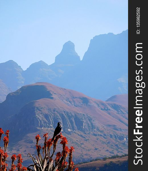 Mountainous Landforms, Mountain, Sky, Ridge