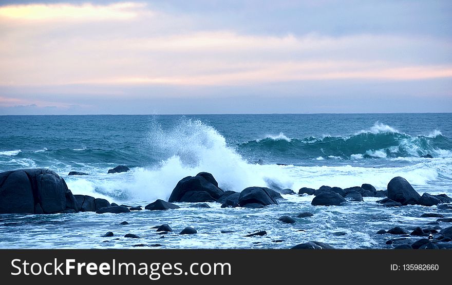 Sea, Ocean, Wave, Body Of Water