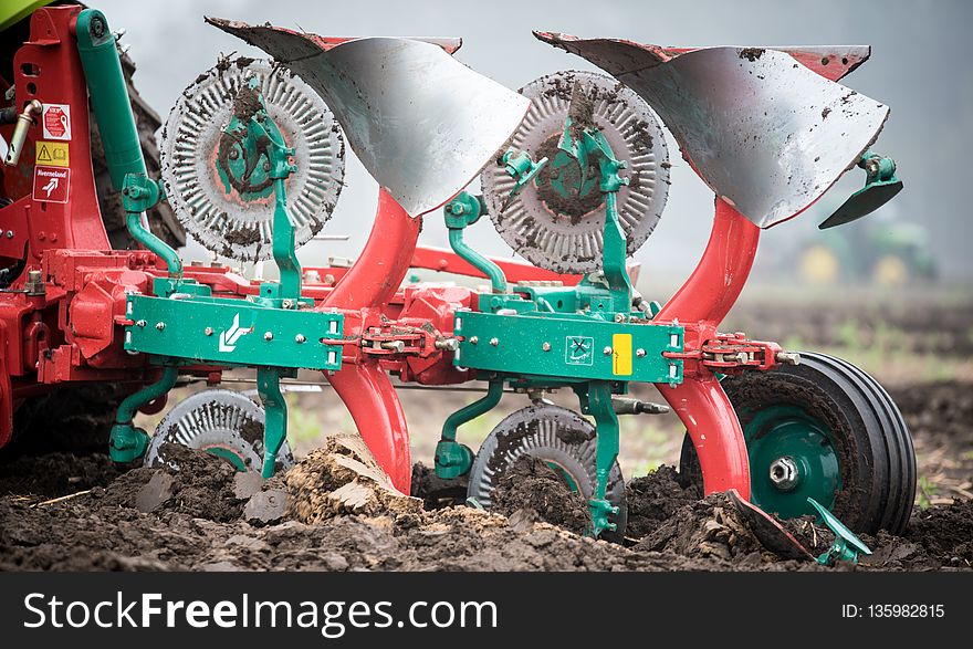 Agricultural Machinery, Vehicle, Tractor, Soil