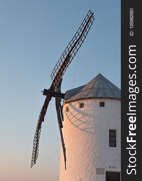 Sky, Windmill, Building, Mill