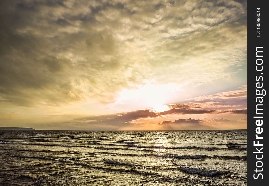 Sky, Sea, Horizon, Cloud