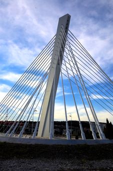 Modern Bridge 2 Royalty Free Stock Photography