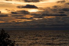 Sunrise Over Lake Michigan Royalty Free Stock Image Sunrise Over Lake Michigan Royalty Free Stock Image