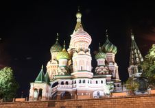 St.Basil Cathedral At Night 3 Stock Photos St.Basil Cathedral At Night 3 Stock Photos