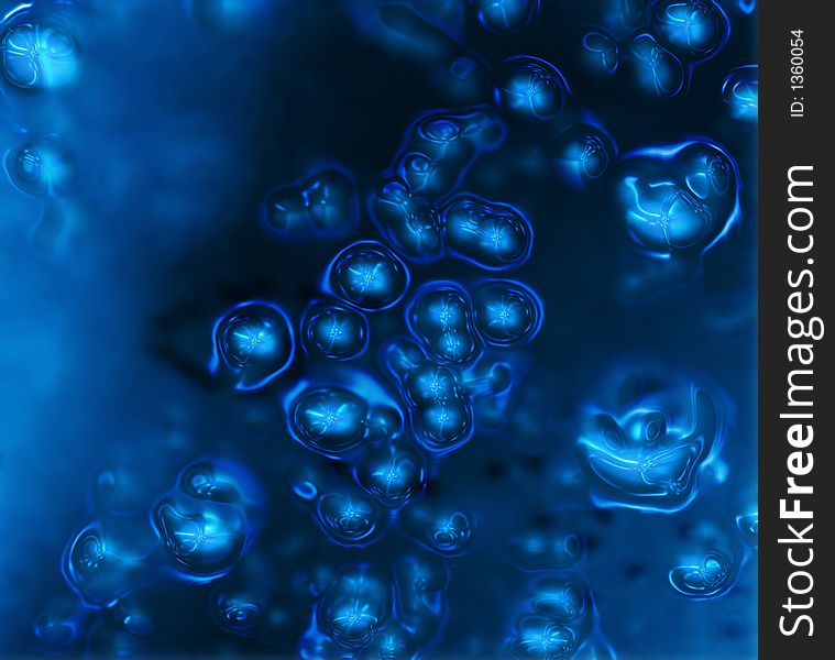 Dark blue water bubble texture