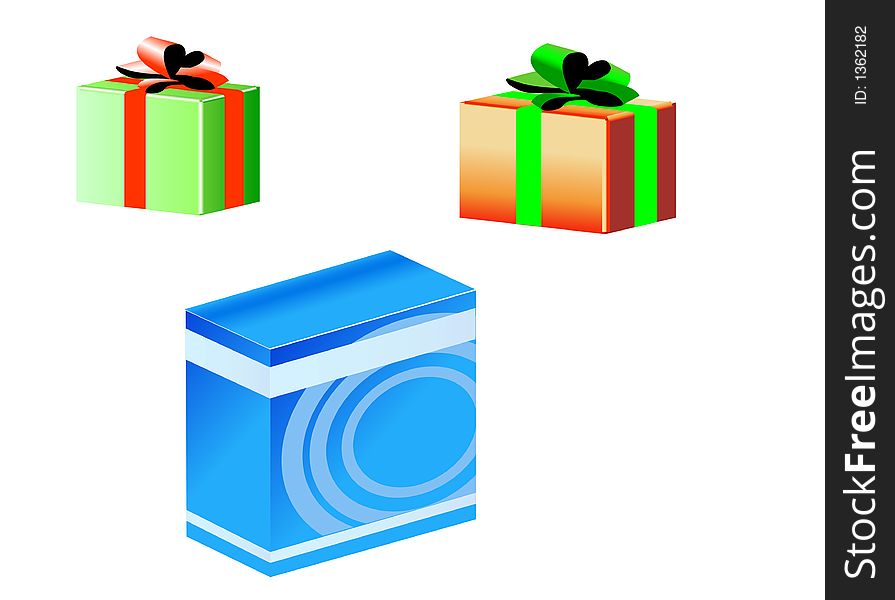 Gift box for software and presents