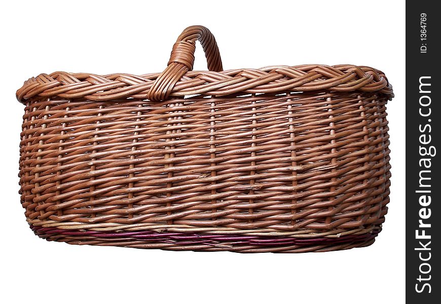 Basket out feasts twisted with handle