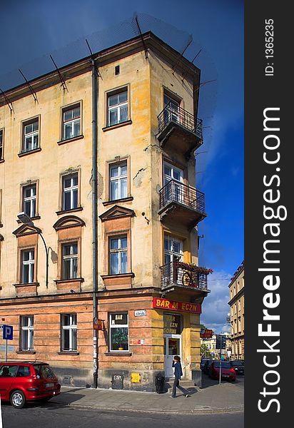 Old house in Krakow, Polan