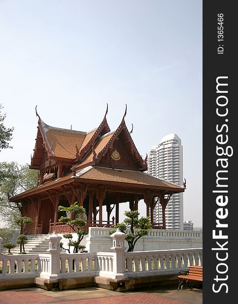 Small temple in Bangkok, Thailand