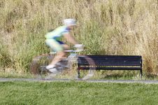 Blurred Bicycle Stock Photos