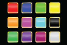 Vector Popular Color Buttons Stock Images Vector Popular Color Buttons Stock Images