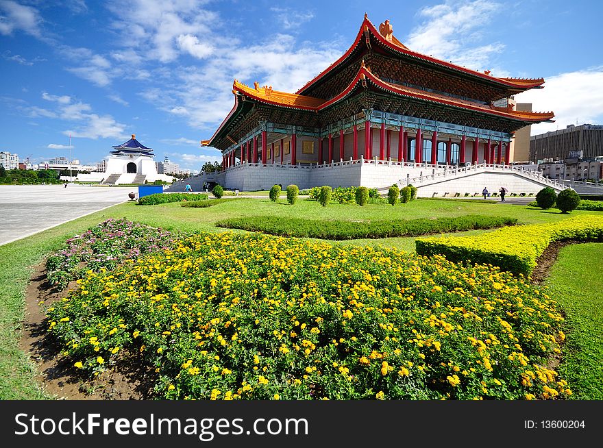 It is a national concert hall in chinese style