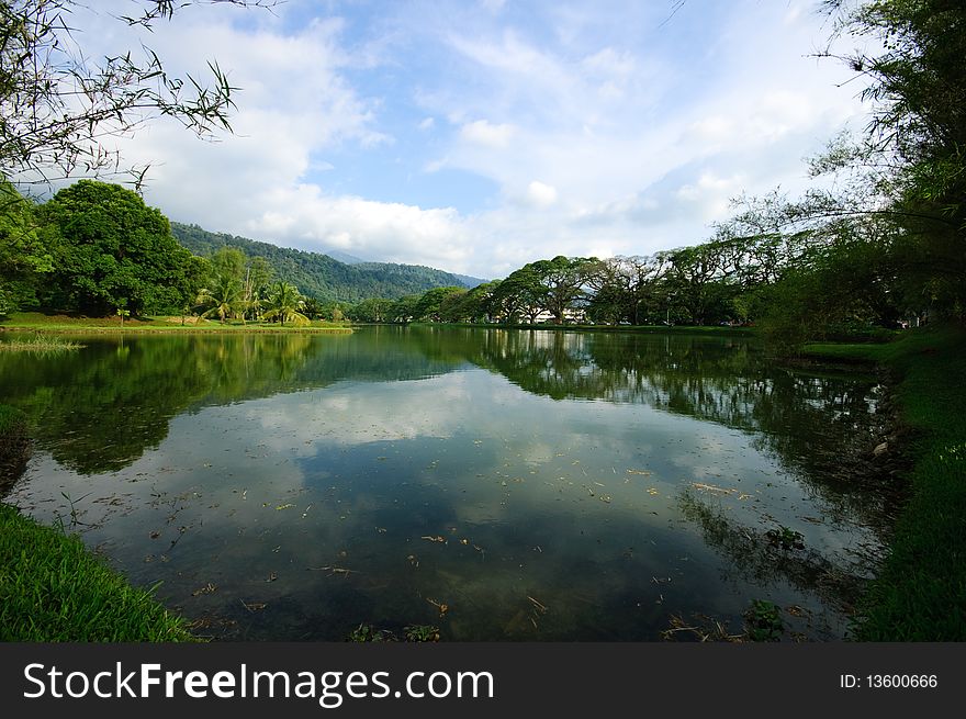 Beautiful Lake At Taiping