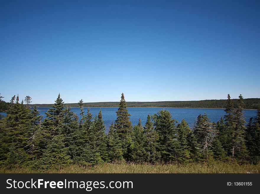 Beautiful Lake in the scenic Labrador. Beautiful Lake in the scenic Labrador