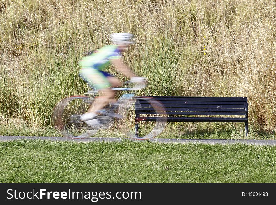 Blurred Bicycle