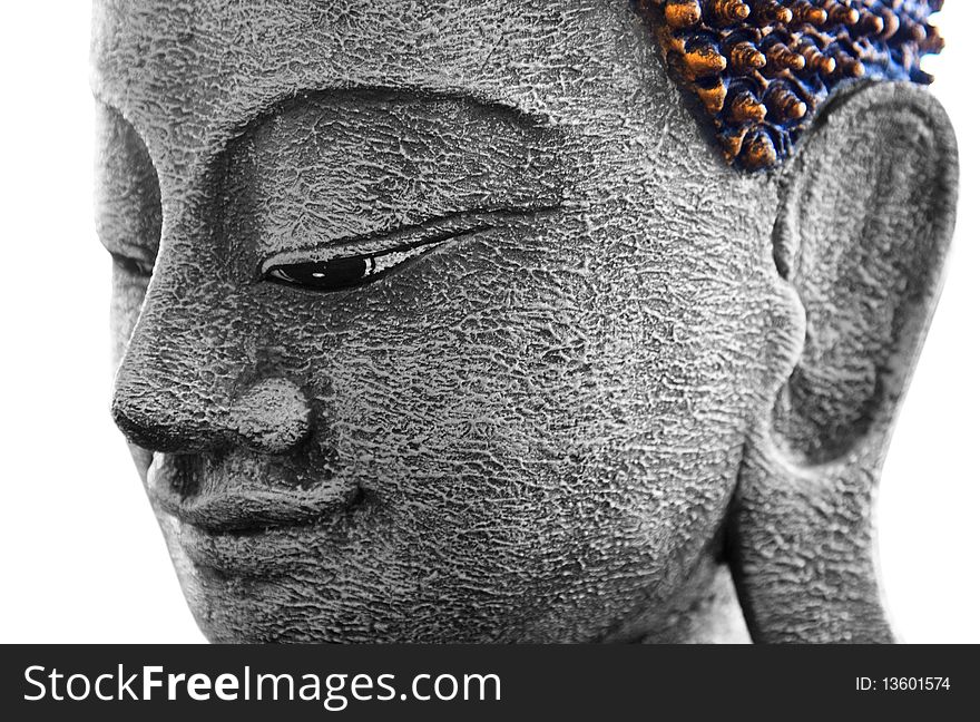 Decorative antique look buddha face from Thailand
