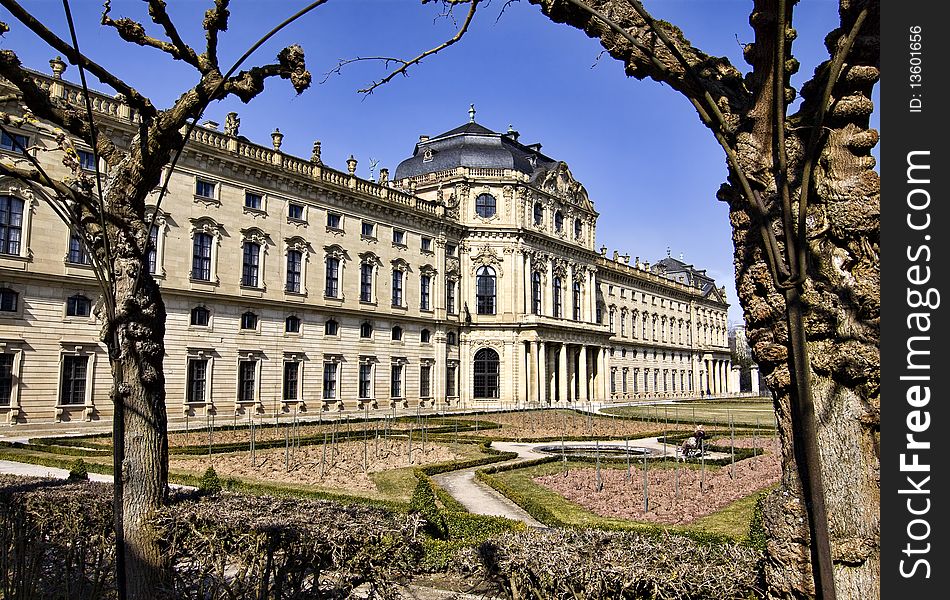 Residence in Wuerzburg, Bavaria, Germany. Residence in Wuerzburg, Bavaria, Germany