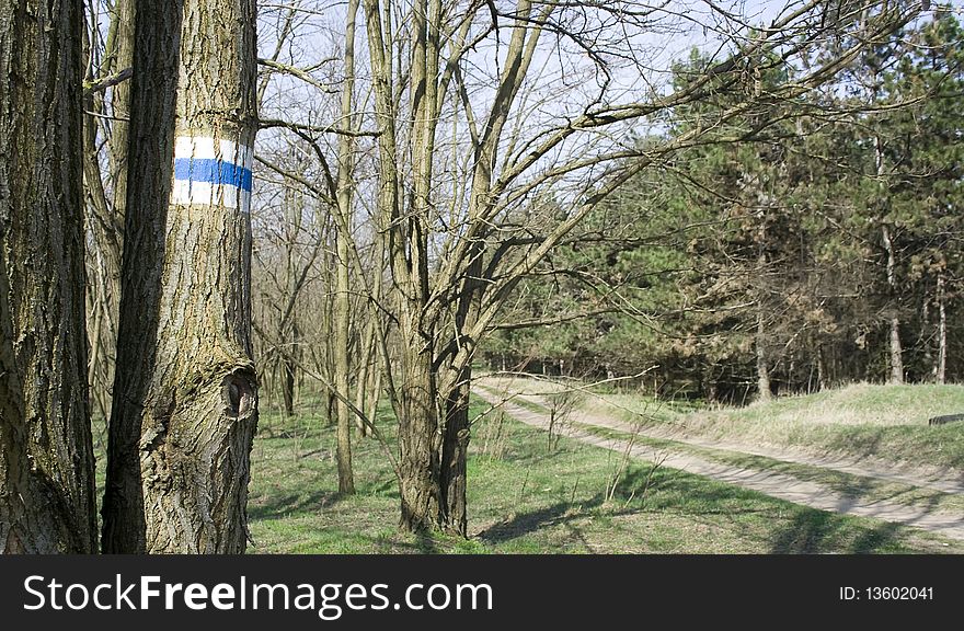 Countrywide Blue Tour route in Hungary.