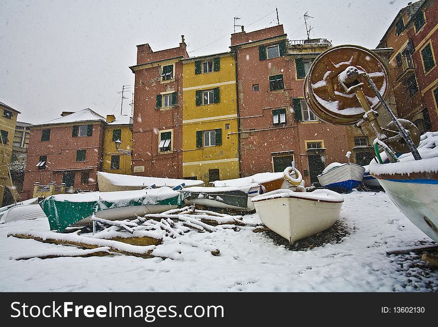 Snow By The Sea