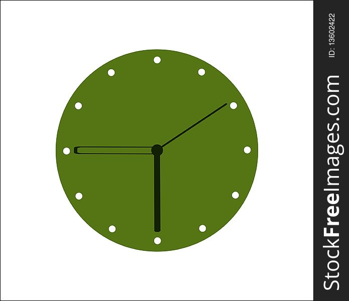 A simple modern wall clock