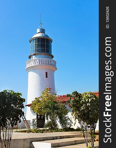 Central lighthouse near by Santiago de Cuba , Cuba