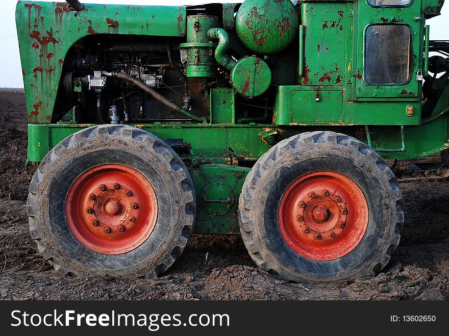 Vintage truck abandoned and rusting