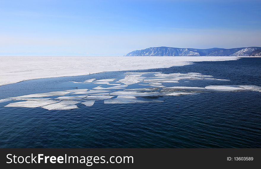 Frozen Lake Baikal