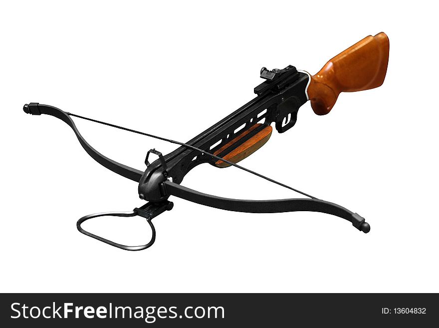 Sports arbalest on a white background