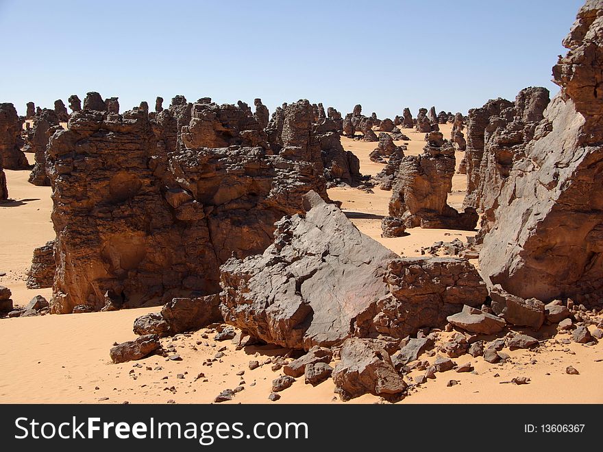 Rocks in Libya