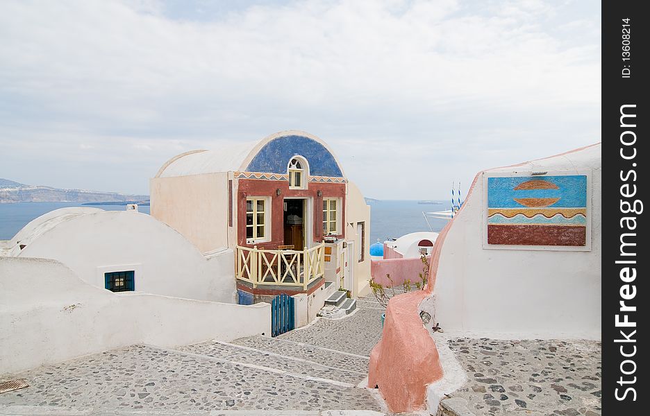 Santorini Beautiful Buildings