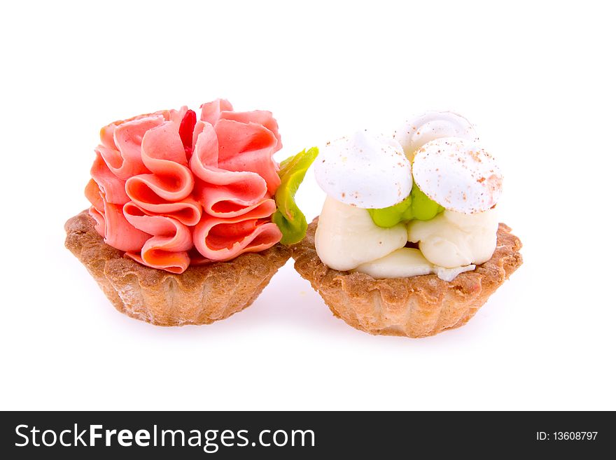 Pastry isolated on a white background