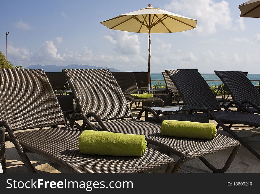 Beach on a sunny day. Thailand.