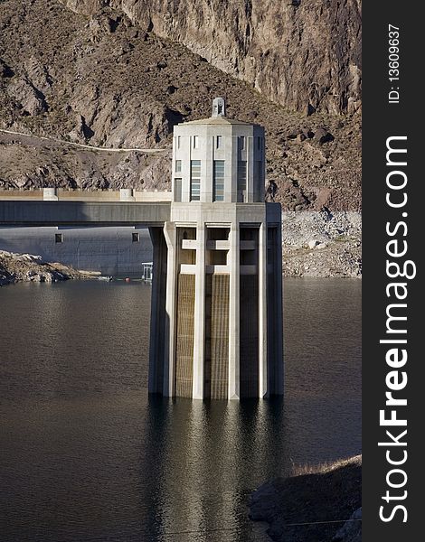 Hoover Dam on Powell Lake