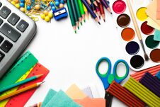 School Office Supplies Stock Images