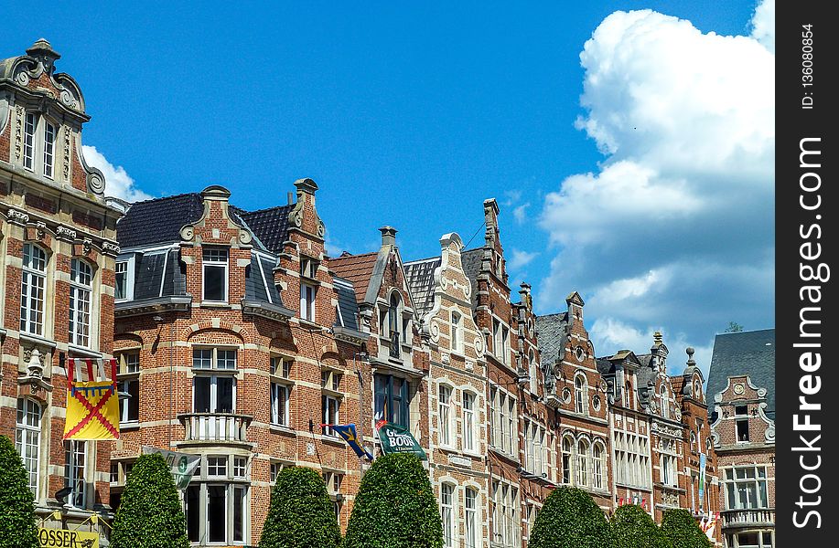 Sky, Landmark, Town, Stately Home