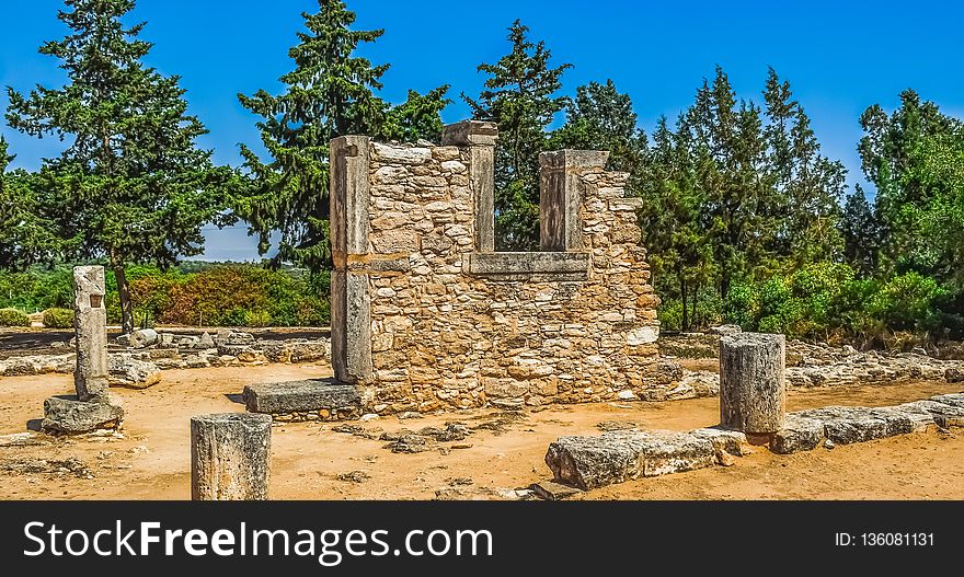 Ruins, Historic Site, Archaeological Site, Ancient History