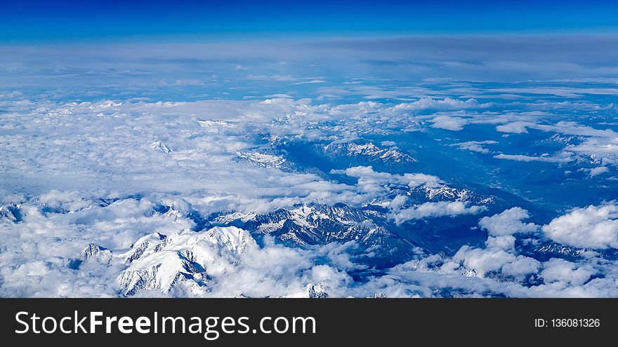 Sky, Cloud, Atmosphere, Mountain Range
