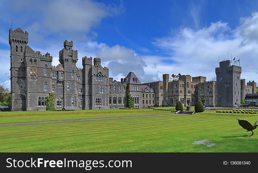 Stately Home, Castle, Sky, Building