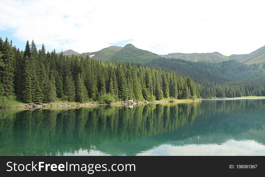 Reflection, Lake, Nature, Wilderness