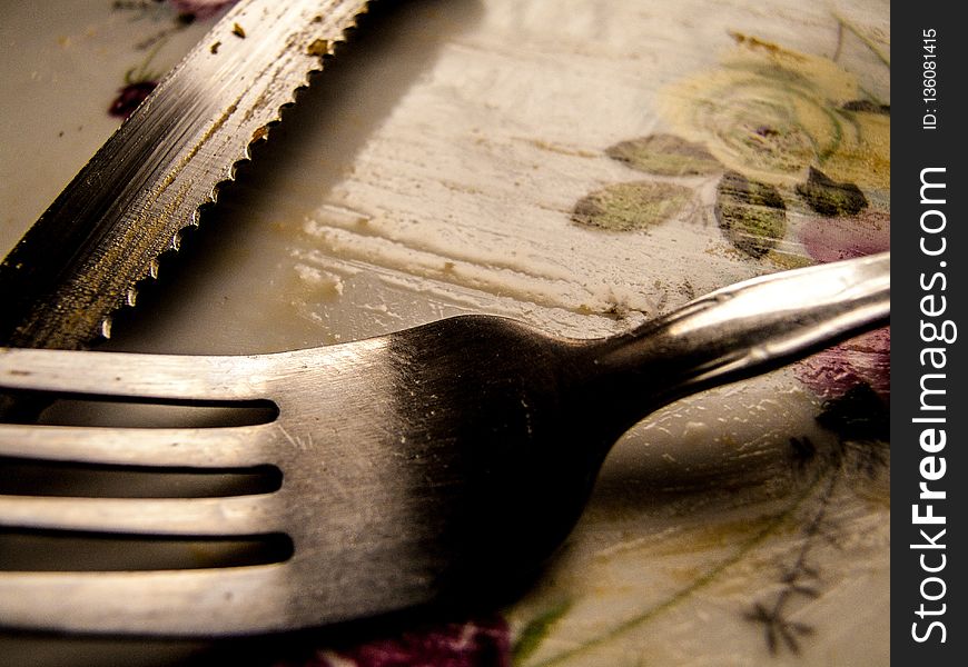 Cutlery, Fork, Close Up, Tableware