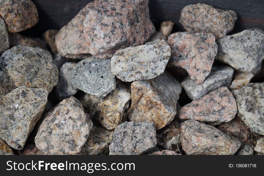 Rock, Pebble, Gravel, Material