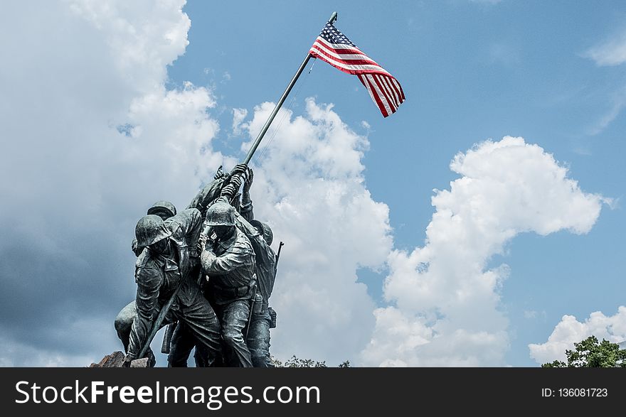 Statue, Sky, Cloud, Monument