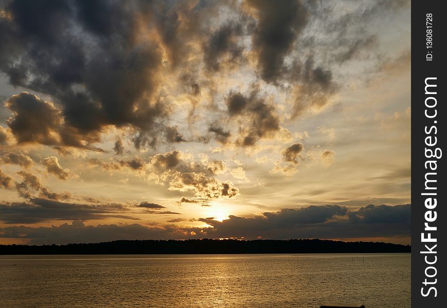 Sky, Horizon, Sunset, Cloud