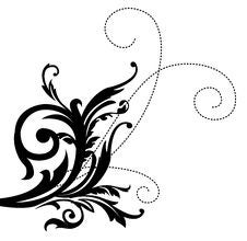 Black Leaves Pattern Royalty Free Stock Photography Black Leaves Pattern Royalty Free Stock Photography